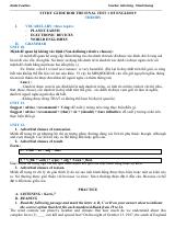 Đề cương ôn tập Học kì 2 Tiếng Anh 9 năm 2025–2026 trường THCS Thanh An (Quảng Trị)